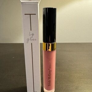 Trish McEvoy Easy Lip Gloss Innocent Dusty Rose .12 oz Full Size NIB